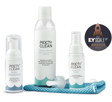 ProctyClean® per la pulizia anale│Aiuta contro le .
